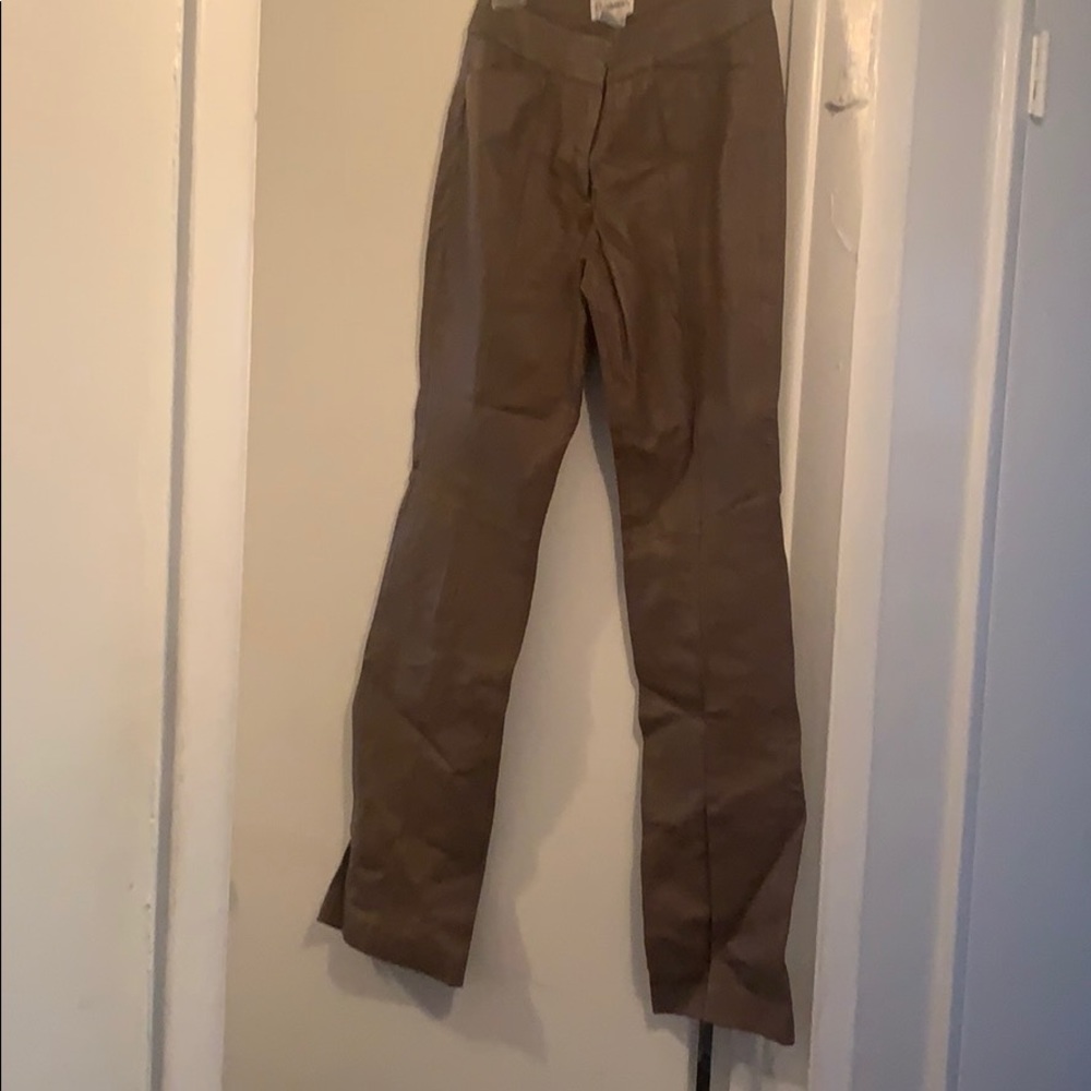 Chadwick’s women’s leather boot cut pants